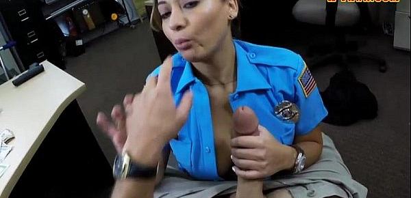  Big ass Latin police officer fucked hard